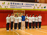 我校排球隊於2024/2025學年學界排球比賽榮獲亞軍