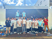 我校學子參與“揚帆啟航海事節2025”牆繪活動